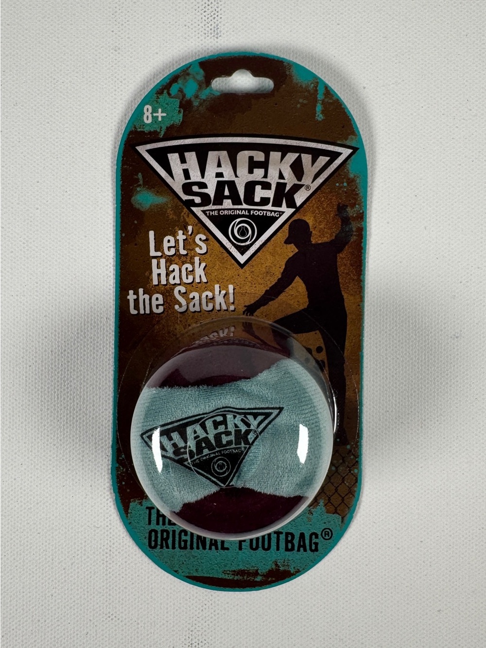 Hacky Sack - The Original Footbag In Blue & Red Viral TikTok Soccer Kick Ball